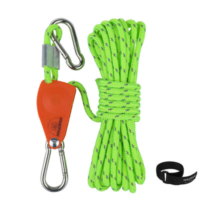 Ratchet tie down rope camping